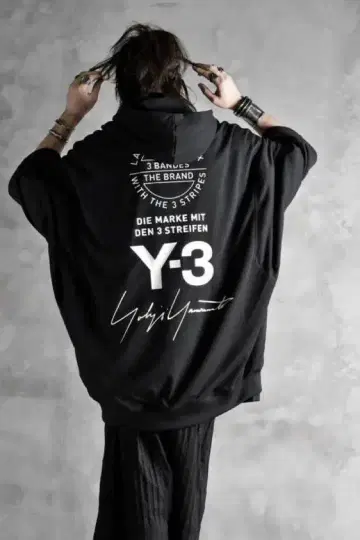 Y-3 15주년 로고 후디 Y-3 YohjiYamamoto