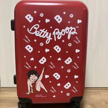 Betty Boop 캐리어 케이스 빨간색