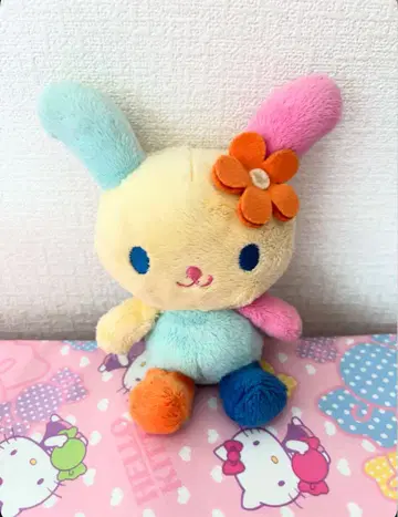 산리오 우사하나 봉제 인형 마스코트 비즈 2005년
