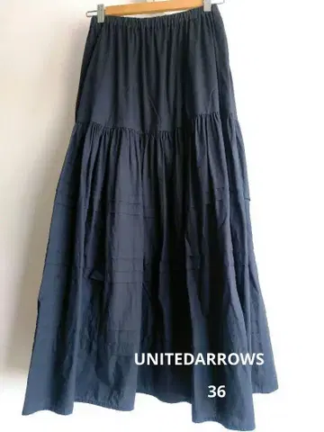 UNITED ARROWS 블랙 캉캉 스커트