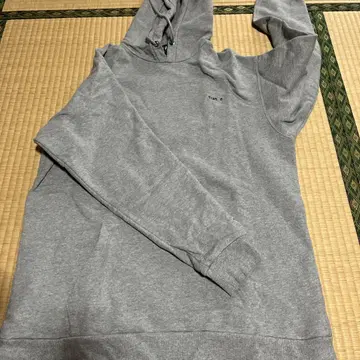 TranSe 그레이 후드 부착 후드티