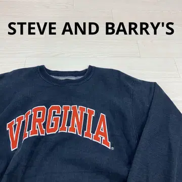STEVE AND BARRY'S 90's 칼리지 로고스 맨투맨