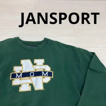 JANSPORT 칼리지 로고스 맨투맨 노트르담 대학 USA제