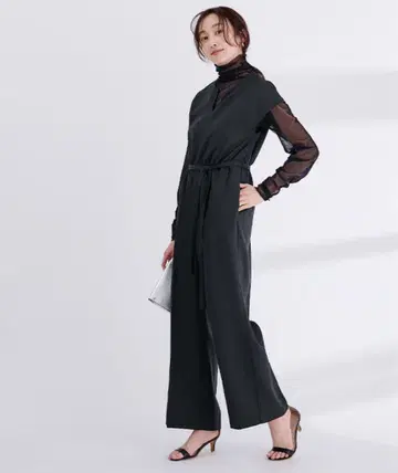 ur's 유어즈 린넨 라이크 헨리넥 올인원