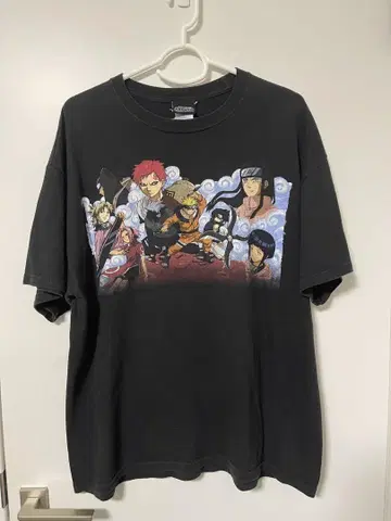 00s 나루토 티셔츠 NARUTO 애니메이션 ANIME 점프 중닌 시험