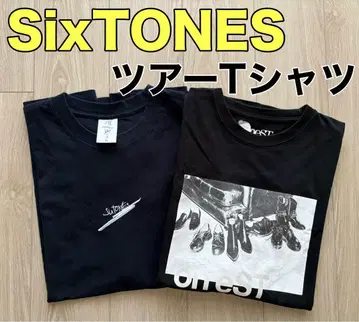 SixTONES 투어 T 셔츠 2종 세트 프리 사이즈