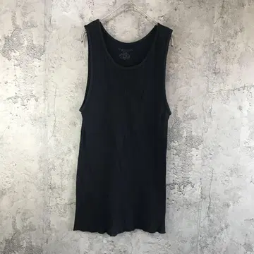 az99 구제 의류 탱크탑 블랙 무지 90년대 Y2K