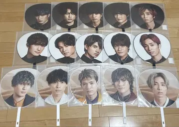 SixTONES 부채 15장 묶음 판매 톤팍, 온에스트 등