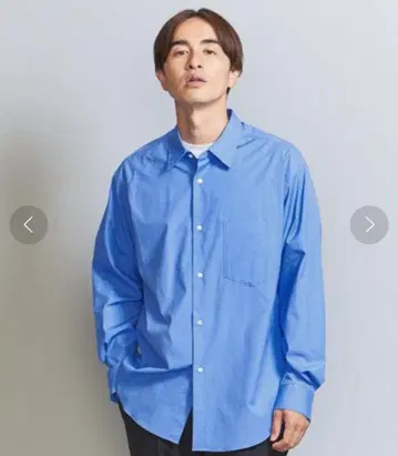 뷰티 앤 유스 기자 코튼 레귤러 형태 셔츠 L