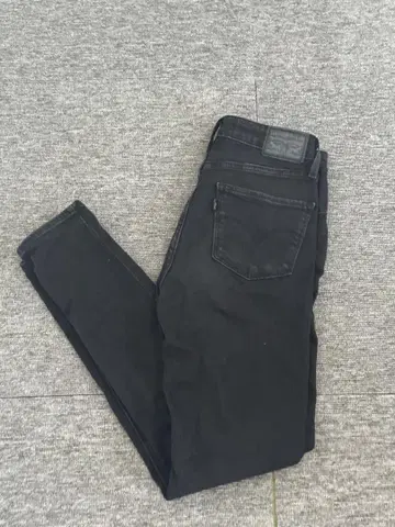 스키니 청바지 블랙 다크 블루