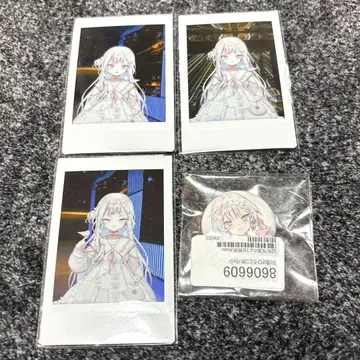 VTuber 하스미 사히로 폴라로이드 캔뱃지
