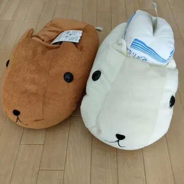 카피바라 씨 봉제 인형 티슈 케이스 2개 세트 인형뽑기 경품
