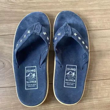 ISLAND SLIPPER 네이비 플립플랍 사이즈 8