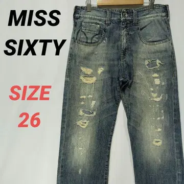 MISS SIXTY 미스 식스티 데미지 진 데님 팬츠 남성용