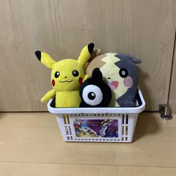 피카츄 안논 L 모르페코 3개 세트 바스켓 포함