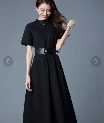 emirawiz 숏 슬리브 플레어 원피스 S 사이즈