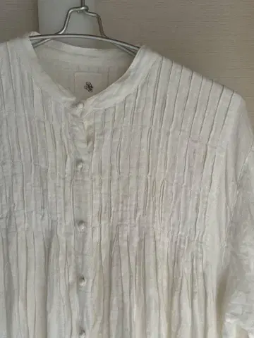 ICHI Antiquites 린넨 슬리브리스 원피스