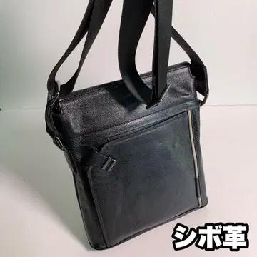 주름 가죽 가죽 숄더백 블랙 사선 가방 사코슈 천연 가죽