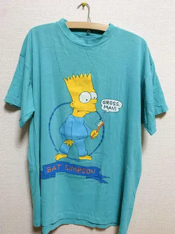 90s 바트 심슨 티셔츠 USA제 L 사이즈 상당 Simpsons