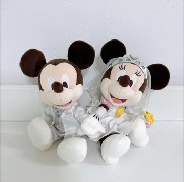 미키 미니 웨딩 인형 봉제 인형