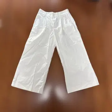 UNITED ARROWS 유나이티드 애로우즈 와이드 팬츠 38 화이트