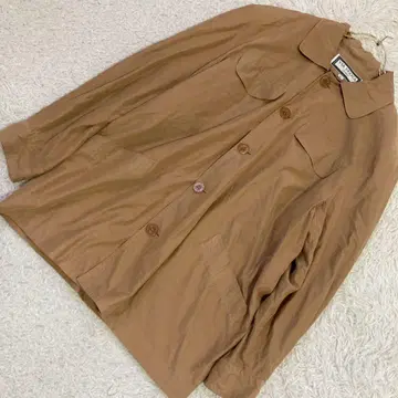 VIA NOVA 셔츠 브라운 계열 XL 캐주얼 내추럴 무지 겉옷