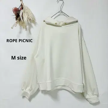 로페피크닉 ROPE PICNIC 후드티 벌룬 슬리브 38 화이트