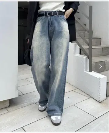 mystic 오버다이 와이드 데님 사이즈 0