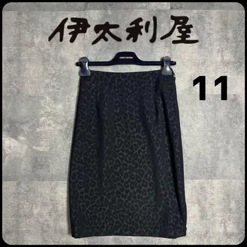 이타리야 레오파드 무늬 표범 무늬 스트레치 타이트 스커트 11