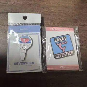 CARAT SEVENTEEN 세부치 핀 배지 2개
