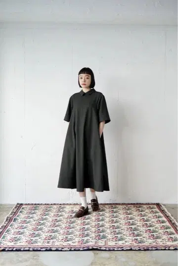 foufou 원피스 프리미티브 셔츠 칼라 원피스 M 사이즈