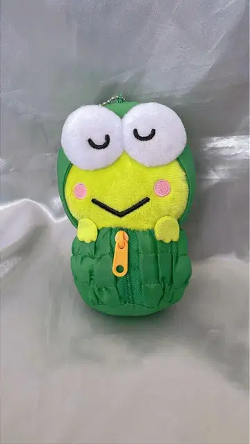 케로케로케로피 키링 침낭