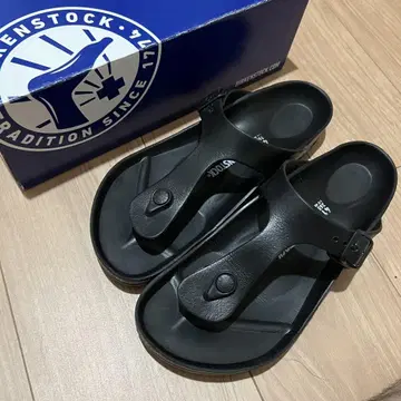 버켄스탁 기제 블랙 플립플랍 41 EVA