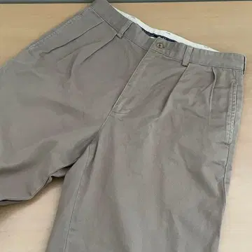 랄프 로렌 2턱 치노 팬츠 32/34 베이지 넉넉한 허벅지