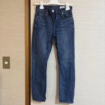 upper hights 다크 블루 스트레이트 데님
