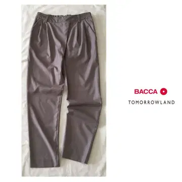 새상품급 투모로우랜드 BACCA 비대칭 드레이프감 테이퍼드 팬츠