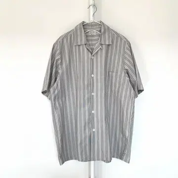 Steven Alan 스트라이프 오픈 카라 셔츠/M 사이즈