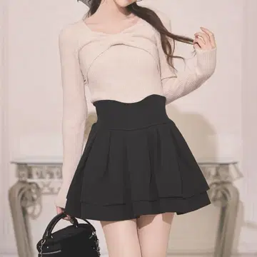 미셸 마카롱, 명예의 전당 입성!! 슬림 레그를 연출하는 스커트 M
