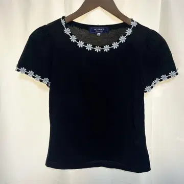 엠즈 그레이시 플라워 모티브 티셔츠 꽃 반팔 38