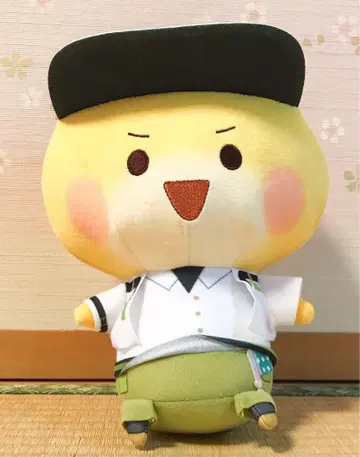 컬러풀 피치 큰 봉제 인형 시바