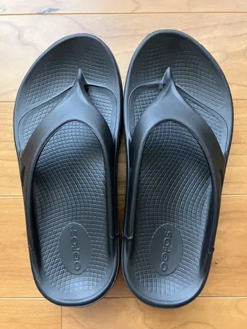 OOFES 우포스 샌들 블랙 24cm(M5-W7) EU38