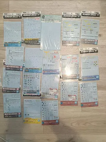 모형용 공구 묶음 판매 데칼 다수