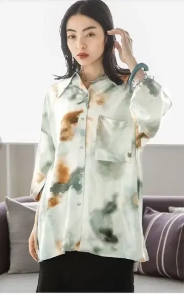패턴 모듬 BIG 셔츠 SS