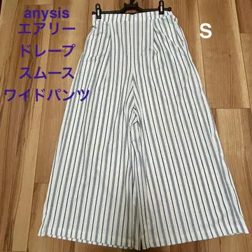 anySiS 애니시스 에어 리드 드레이프 스무스 와이드 팬츠 접촉 냉감