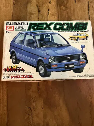 미사용 SUBARU REX COMBI 프라모델 1/24