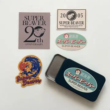 SUPERBEAVER / 캔 스티커 세트