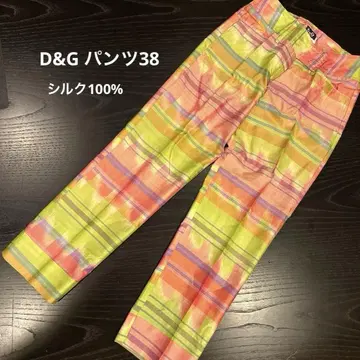 D&G 실크 팬츠 사이즈 38