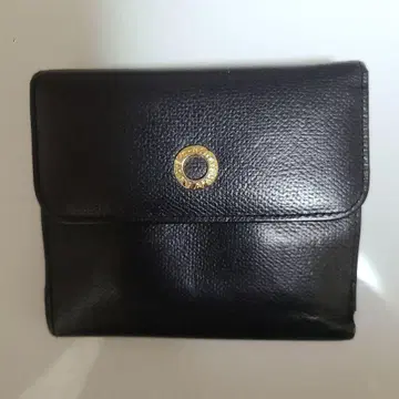 SONIA RYKIEL 블랙 가죽 접이식 지갑