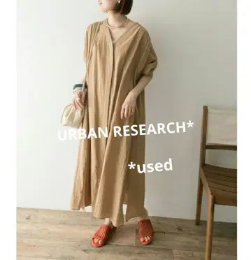 URBAN RESEARCH/코튼/면/롱 원피스/루즈핏/겉옷