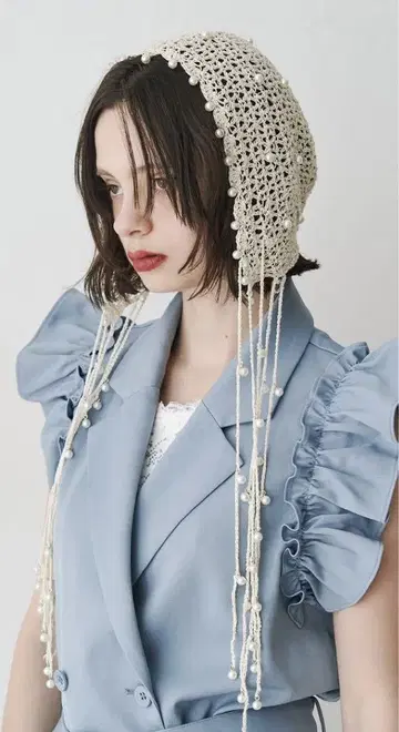 펄 크로셰 보닛